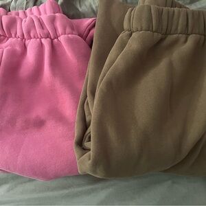 Kids Pink and Brown Bottoms